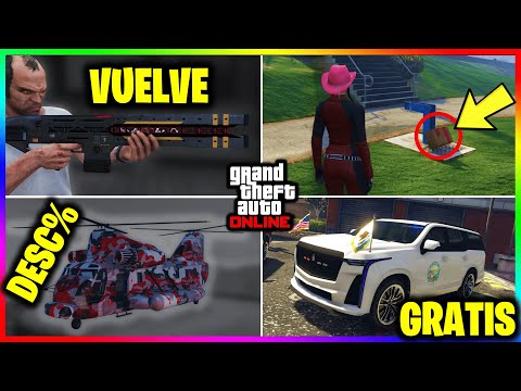 Nueva ACTUALIZACION! Nuevo COCHE! CONTENIDO! VUELVE ESTO! TRIPLE DINERO! EPICOS DESC%! GTA Online