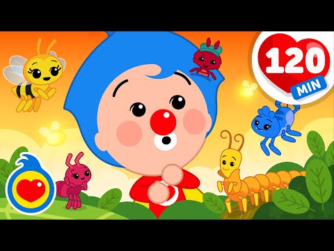 ¡Animalitos Y Bichitos Cantan Con Plim Plim! 🐞🐵 Canciones Infantiles (120 Min) | Plim Plim