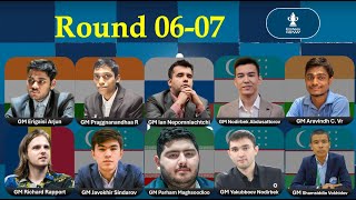 UzChess Cup 2025 | Round 06-07 | Nepo, Pragg, Arjun, Abdusattorov, Parham, Rapport & others