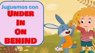 Aprender UNDER, IN, ON, BEHIND jugando a las escondidas en #Ingles
