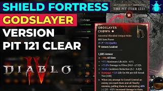 Diablo 4: Paladin Shield Fortress (Godslayer Version) Pit 121 Clear