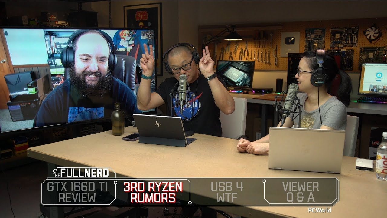 GTX 1660 Ti review, 3rd Gen Ryzen rumors, USB 4 problems, and Q&A - The Full Nerd ep. 86
