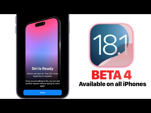 iOS 18.1 Beta 4 - NOW Available on All iPhone’s