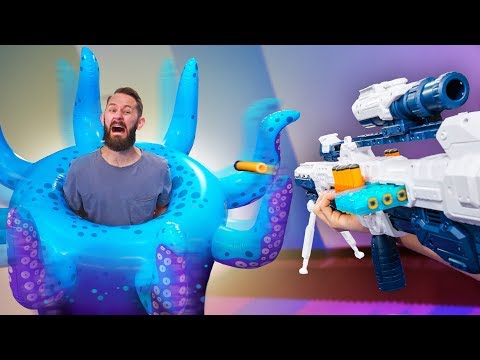 NERF Don't Get Trapped In The Kraken Challenge!