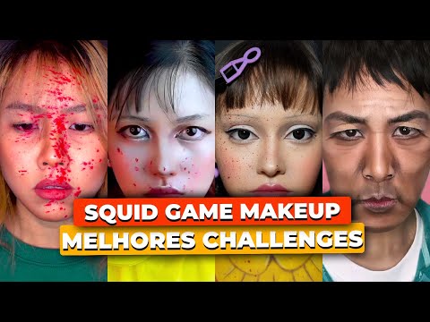 MELHORES MAKEUP CHALLENGE DO SQUID GAME 2 (ROUND 6)