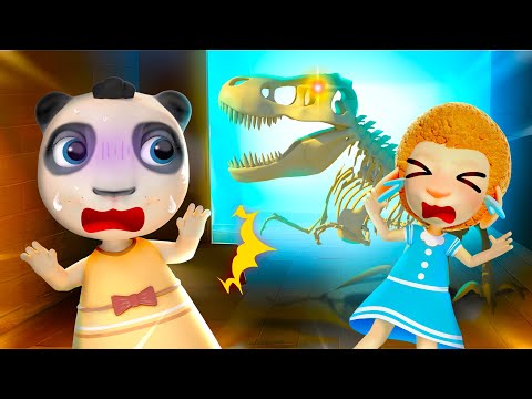 Dinosaur Museum Story | Animated Movie For Kids & Funny Kids Songs | Dolly and Friends 3D