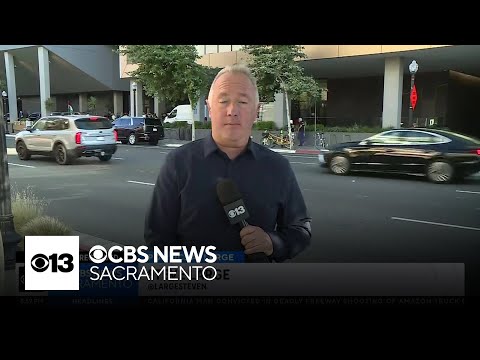 YouTube video thumbnail: Gov. Newsom, Other California Leaders Answer Questions at Politico's Sacramento Summit