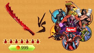 Bleeding Composite Sword VS 7 Special Bosses... | Shadow Fight 2