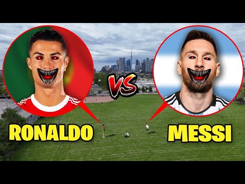 MON DRONE A FILMÉ MESSI.EXE & RONALDO.EXE DANS LA VRAIE VIE !!!