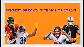 4 Breakout teams of the 2020-21 NFL season