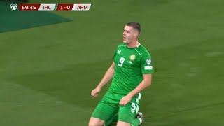 Republic of Ireland vs Armenia 1-0 Evan Ferguson score only goal in win for Ireland Match recap