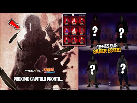 RAPIDO ANUNCIO OFICIAL CAPITULO 2 FREE FIRE x NARUTO SHIPPUDEN ITACHI - AKATSUKI