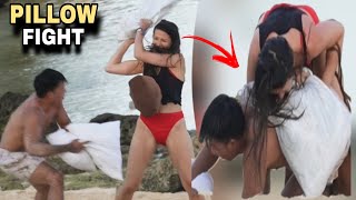 PILLOW FIGHT "PUBLIC PRANK" Ayaw mag patalo ng mga foreigner 