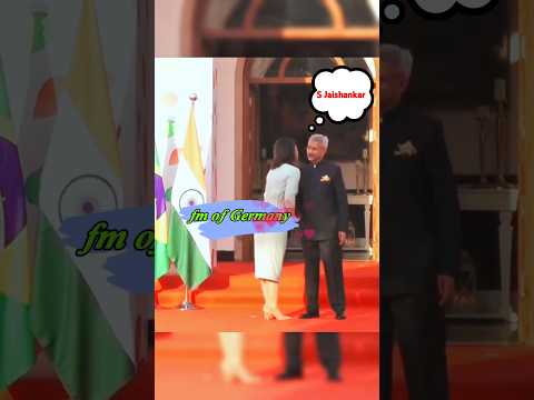 S Jaishankar meet Germany foreign minister 🤩 #shorts #sjaishankar