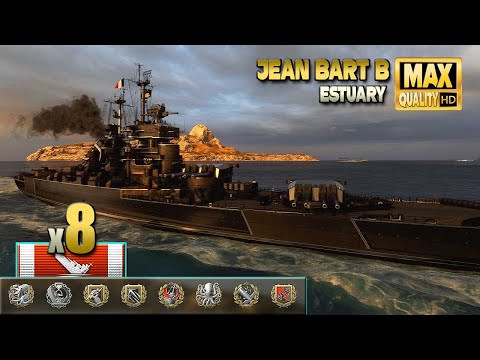 Battleship  quot Jean Bart B quot  hard pushing   World of Warships