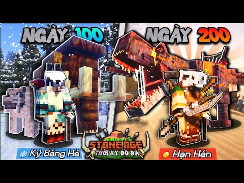 200 NGÀY LÀM NGƯỜI NGUYÊN THỦY TRONG MINECRAFT THỜI KỲ ĐỒ ĐÁ - BIẾN ĐỔI KHÍ HẬU!