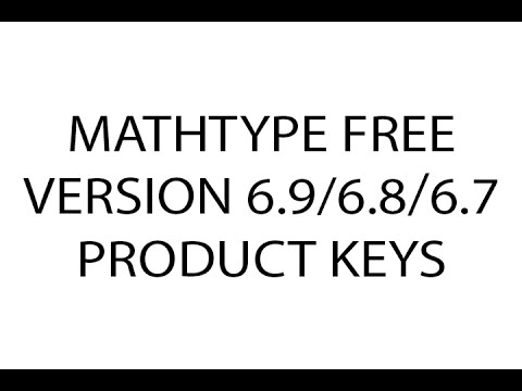 descargar mathtype 6.9