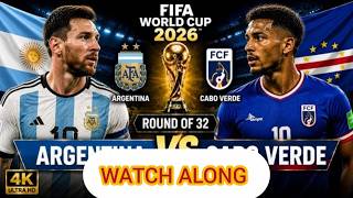 Watch along Argentina vs Carbo Verde