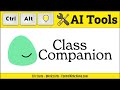 Class Companion Features and Functions