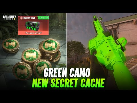 New Secret Cache Camo CODM - Green Reactive Cosmos Skin COD Mobile