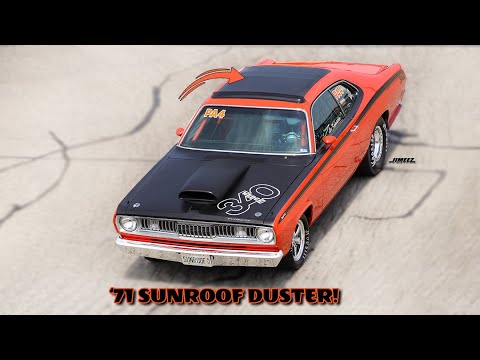 '71 SUNROOF PLYMOUTH DUSTER! 500CI CHRYSLER! STREET LEGAL! TRACK CHAMPION! BYRON DRAGWAY!