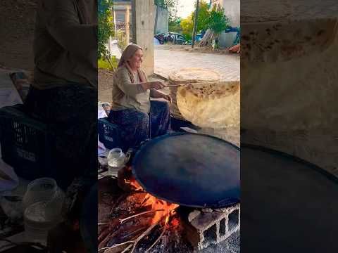 Nomadic women making bread village life #amazing #nomadic #women #making #bread #villagelife