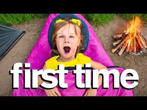 Our Daughter's First Time Camping