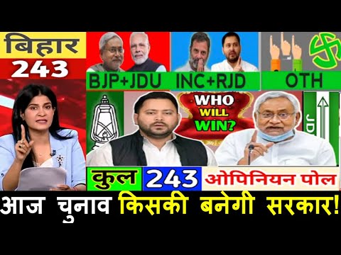 Bihar election Opinion poll विधानसभा चुनाव बड़ा उलटफेर आज चुनाव तो किसकी बनेगी BJP-RJD कड़ी टक्कर?