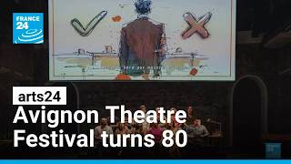 YouTube video thumbnail: Avignon Turns 80: Wagner Moura, Isabelle Huppert Attend France's Oldest Theatre Festival