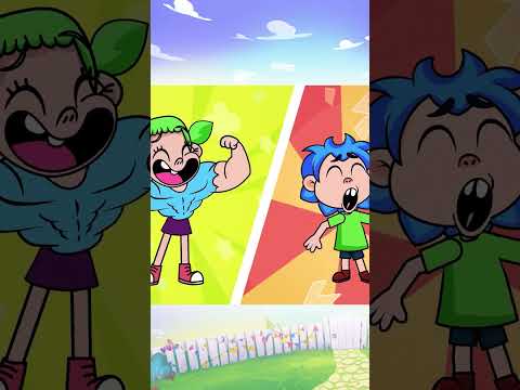 Strong & Super: Healthy Eating! 🍎💪 Say Bye to Fast Food! #kids #cartoon