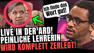 LIVE BEI DIE 100!🚨 Peinliche LINKE Lehrerin wegen DIESEM Wort ZERLEGT - dann rennt sie weg!