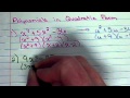 Factoring Quadratic Polynomials