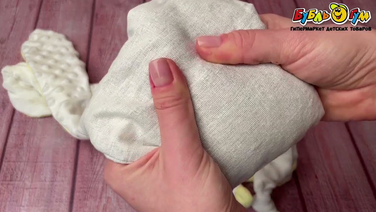 Грелка-комфортер AmaroBaby с семенами льна желтый - видео Грелка-комфортер AmaroBaby с семенами льна желтый - видео