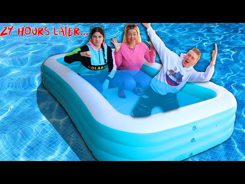 LAST TO LEAVE THE TINY POOL INSIDE THE GIANT POOL!