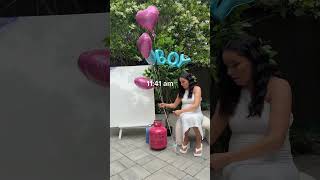 ASMR MOM GENDER REVEAL SET UP 🎀🩵✨