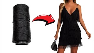 DIY: Como Fazer um Vestido de Festa Fácil e Barato | Transformação de Costura Criativa