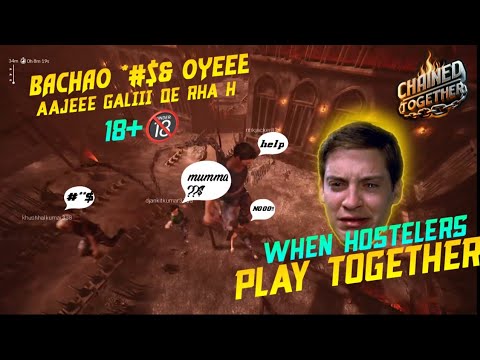 CHAINED TOGETHER WITH HOSTLER FRIEND GONE WRONG | CHAINED TOGETHER FUNNY  MOMENTS -1 |