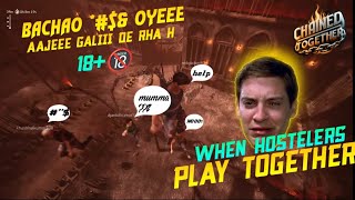 CHAINED TOGETHER WITH HOSTLER FRIEND GONE WRONG | CHAINED TOGETHER FUNNY  MOMENTS -1 |