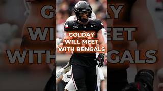Cincinnati Linebacker Jake Golday Told Kay Adams He Will Meet With The Bengals #bengalsnews #draft