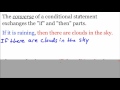 Analyzing Conditional Statements in Geometry