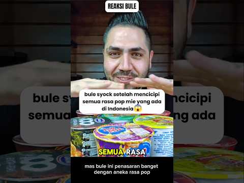bule trauma makan pop mie⁉️😱#shorts