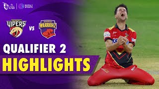 Match Highlights | Desert Vipers vs Sharjah Warriorz | Qualifier 2 | #ilt202025 #dpworldilt20