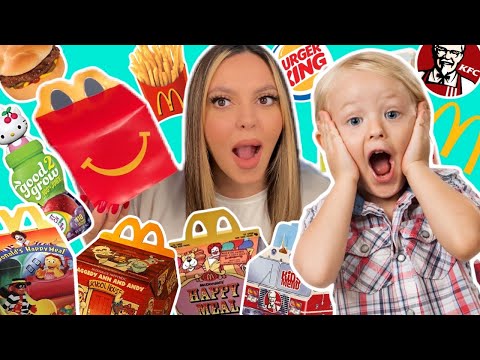 جربت وجبات الأطفال من كل مطاعم الوجبات السريعة!!! 👶🏻 *انصدمت من جودة الأكل....* 😱