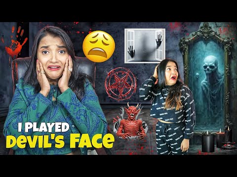 Vlog -The DEVILS FACE Ritual at 12AM - শয়তানের সাথে ভয়ঙ্কর Horror Game - *GHOST Caught on Camera*