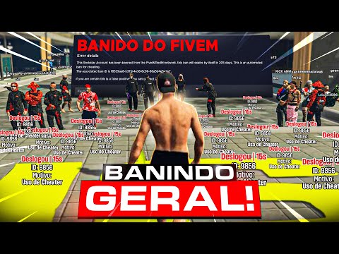 NOVA FUNÇÃO DE BANIR PLAYER NO GTA RP (ADM TEVE QUE DESBANIR TODOS 😈)