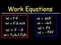 Work, Energy, and Power Concepts