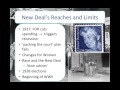 New Deal Impact and Legacy