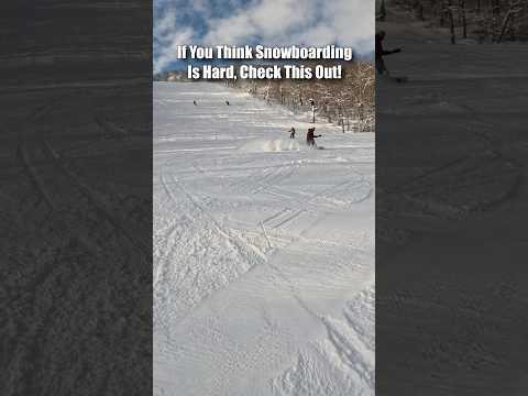 Would You Try One? #snowboarding #snowskate #skiing #snow #mountains #skills #impressive #unique