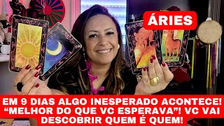 ÁRIES ♈️ EM ATÉ 9 DIAS ALGO INESPERADO ACONTECE! VEM MELHOR DO QUE VC ESPERAVA! UM BÔNUS!