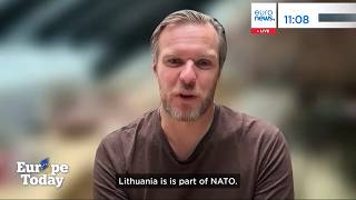 YouTube video thumbnail: Ex-Lithuanian FM: "We Are in NATO Because it Can Mitigate Escalation"